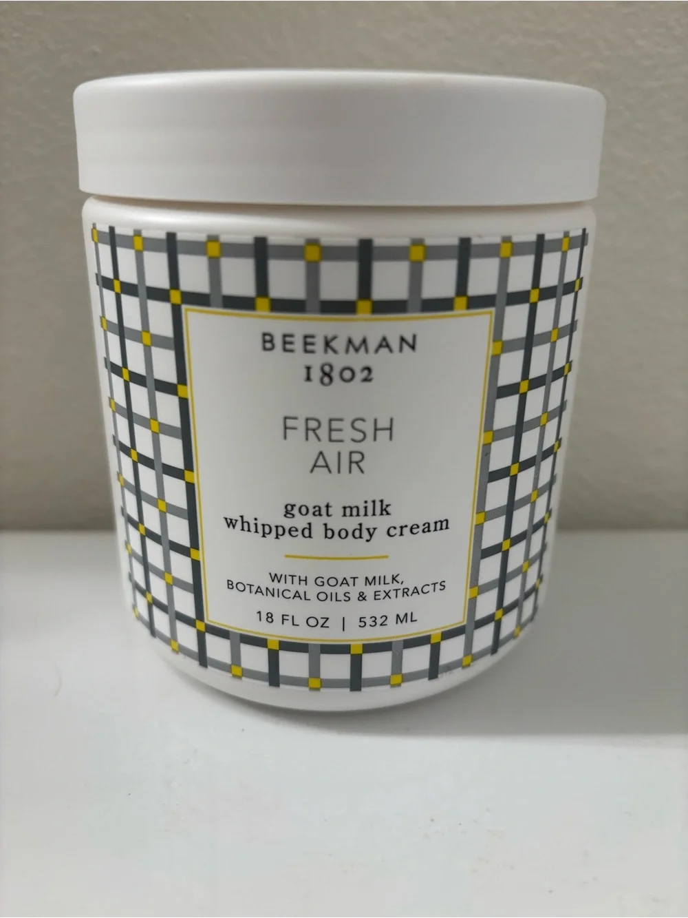 NEW Beekman 1802 Fresh Air Goat Milk Whipped Body Cream Lotion 18oz